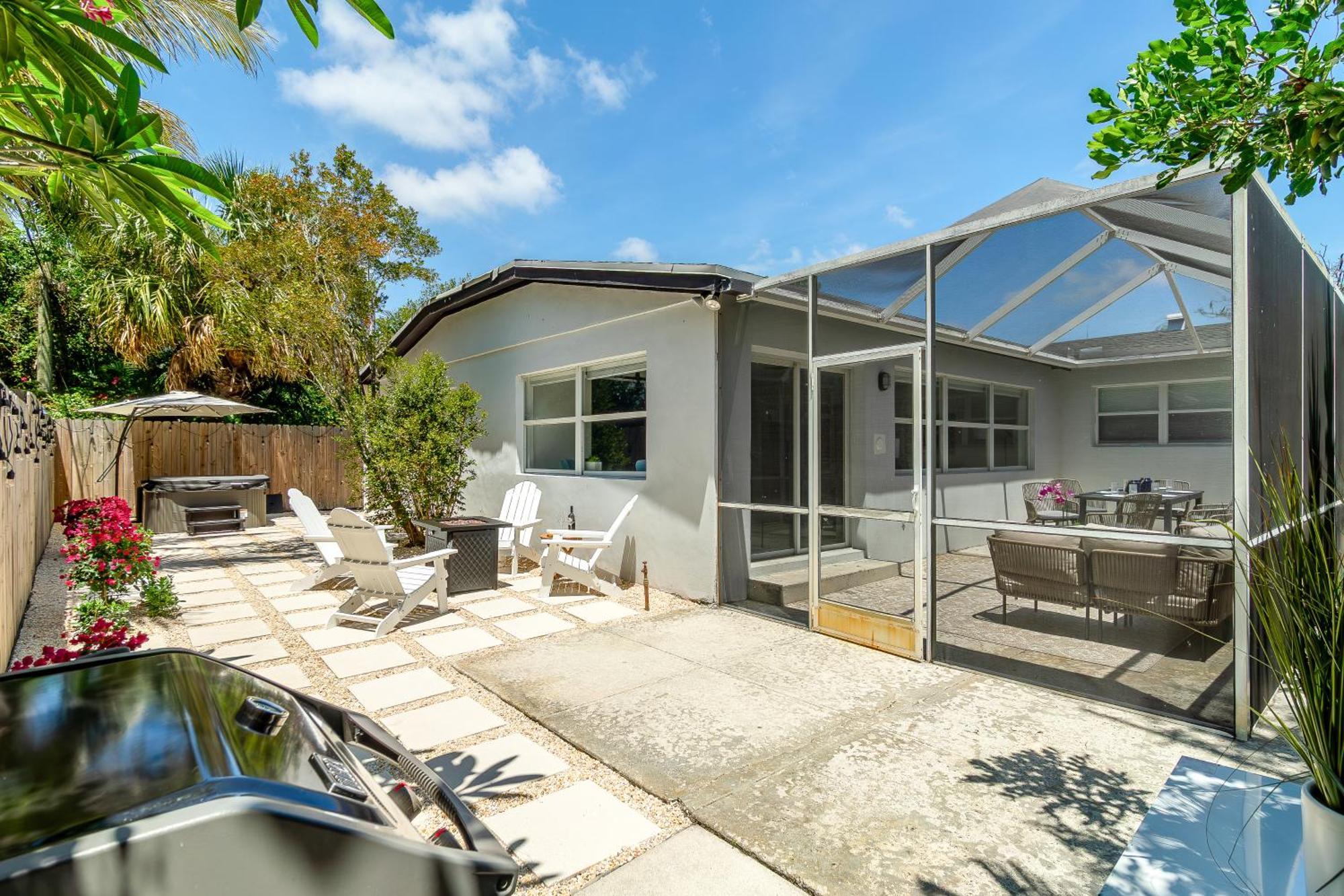 West Palm Beach Elegant 5Br With Hot Tub And Fire Pit Near Beach Экстерьер фото